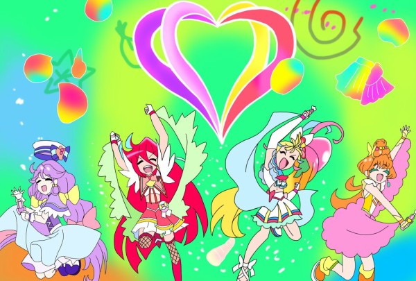 これが４人揃った トロピカル ジュ プリキュア のビクトリー 絵描きの冒険者katosan さんのイラスト ニコニコ静画 イラスト