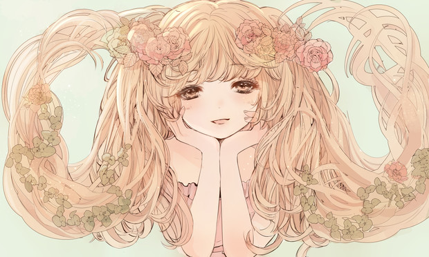 春の幸せ こもりひっき 幻想少女絵 さんのイラスト ニコニコ静画 イラスト