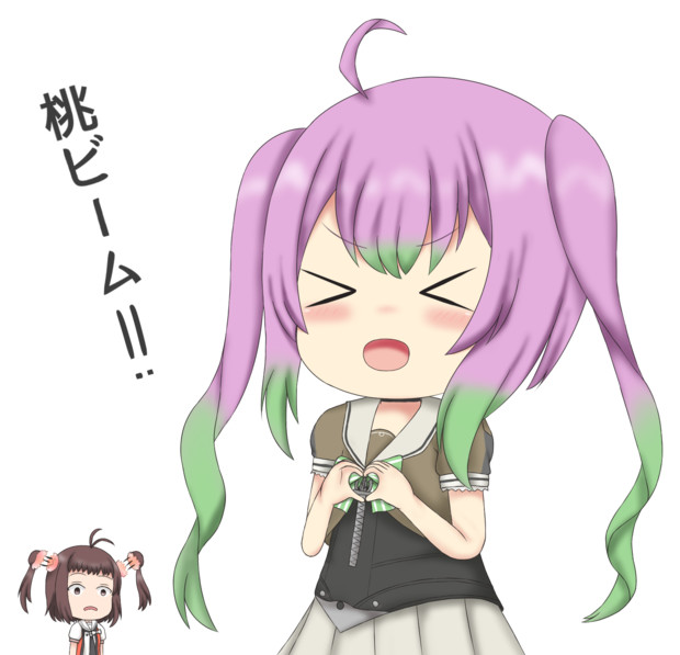 桃ちゃんが可愛いので那珂ちゃんのファンやめます エトワール さんのイラスト ニコニコ静画 イラスト