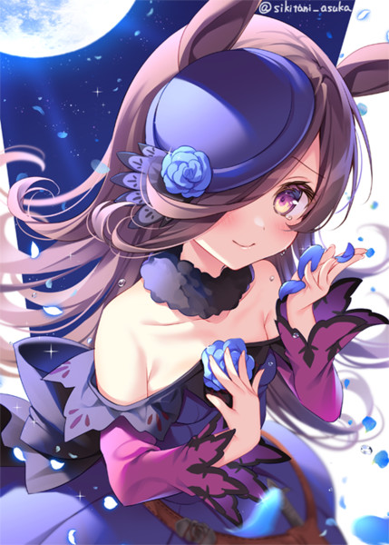 しあわせの青いバラ 色谷あすか さんのイラスト ニコニコ静画 イラスト