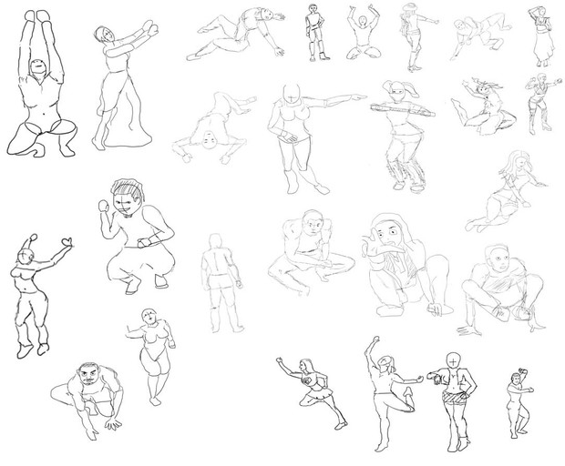 人体練習 せっつ さんのイラスト ニコニコ静画 イラスト