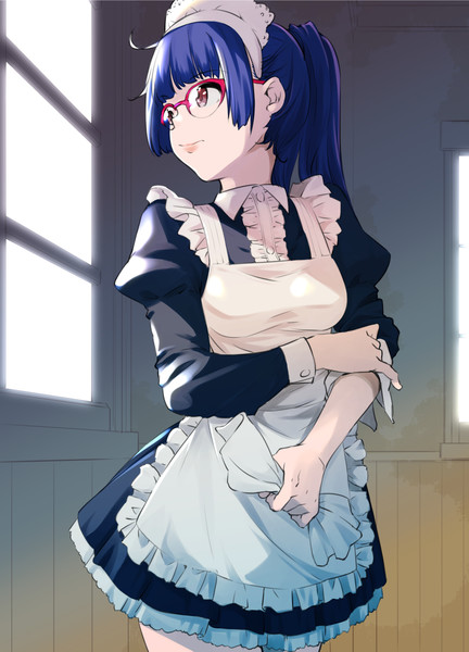 お掃除を頑張るメイドさん 川邑司 さんのイラスト ニコニコ静画 イラスト
