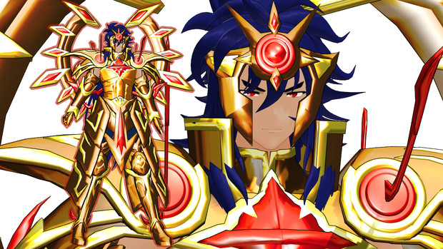 聖闘士星矢wのサターン様モデル配布 おナス さんのイラスト ニコニコ静画 イラスト