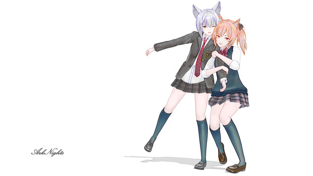 アークナイツmmd ソラ プロヴァンス アフロッグ さんのイラスト ニコニコ静画 イラスト