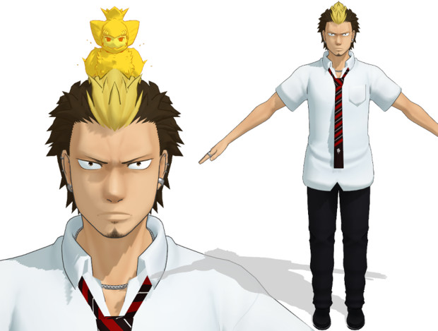 Mmd青エク 勝呂竜士 リスト配布 まぐ さんのイラスト ニコニコ静画 イラスト