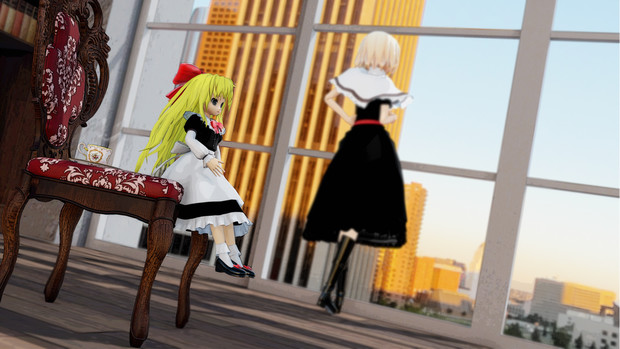 東方mmd 上海人形 アリス アフロッグ さんのイラスト ニコニコ静画 イラスト