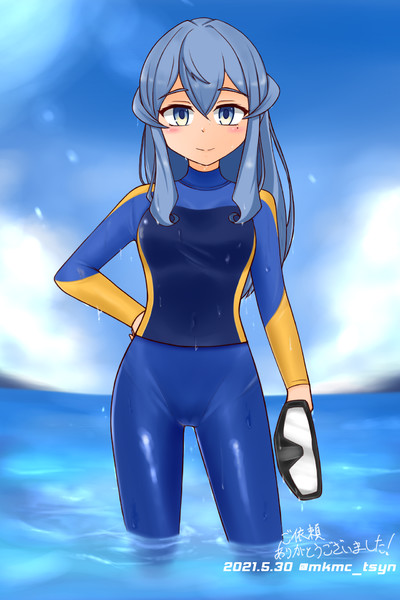 Skeb ウェットスーツゴトランドさん Tsgryno さんのイラスト ニコニコ静画 イラスト
