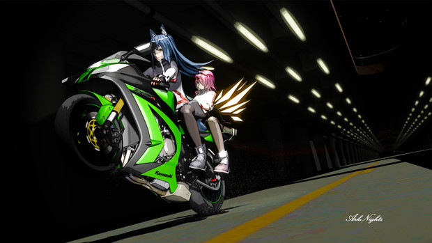 アークナイツMMD】テキサス ☓ エクシア. / アフロッグ さんの
