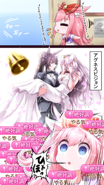 お姫様抱っこ アグネスデジタル視点 G3 さんのイラスト ニコニコ静画 イラスト
