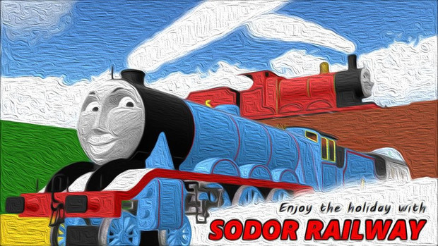 Enjoy The Holiday With Sodor Railway ニコニコ静画 イラスト