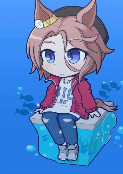 私服ナリタタイシン むつのかみ さんのイラスト ニコニコ静画 イラスト