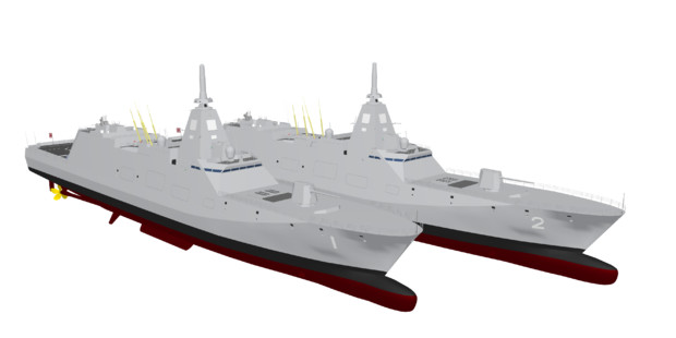 Mmd 海上自衛隊 もがみ型護衛艦 Ffm 1もがみ Ffm 2くまの Tid Mouth さんのイラスト ニコニコ静画 イラスト