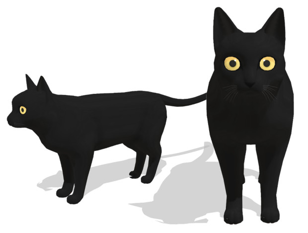 【MMD】黒猫