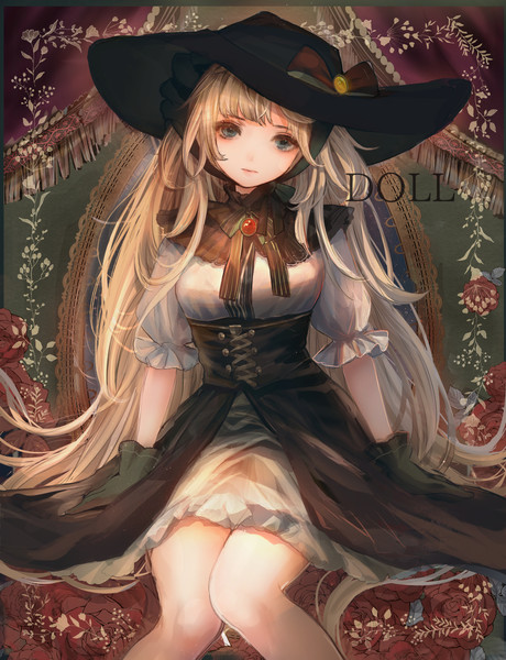 帽子姫 背景あり版 こもりひっき さんのイラスト ニコニコ静画 イラスト