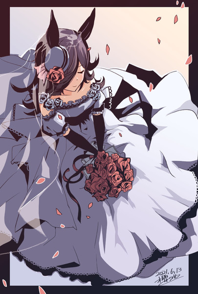 ライスシャワー花嫁vr 櫻 ヨル さんのイラスト ニコニコ静画 イラスト