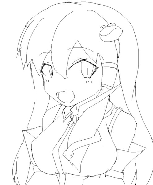 フウリンソウ企画 色塗り 下絵 とこしえ よすが さんのイラスト ニコニコ静画 イラスト