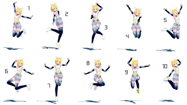 【MMDポーズ配布】ポーズ32