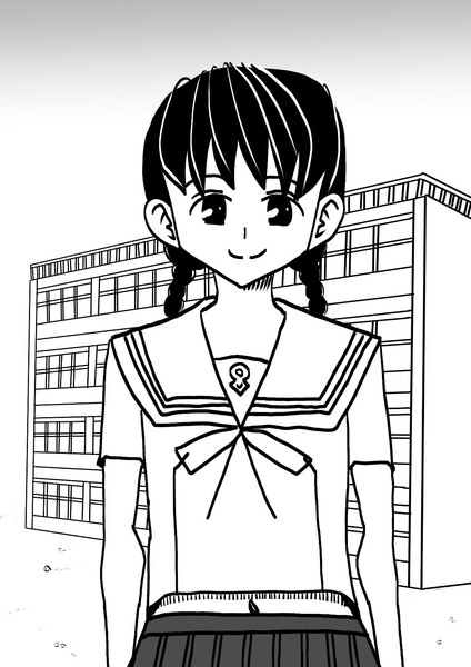 セーラー服女子 銅のクチバシ Dou さんのイラスト ニコニコ静画 イラスト