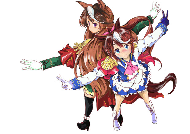 テイオーとルドルフ ウマ娘一覧作り1 石の山 さんのイラスト ニコニコ静画 イラスト