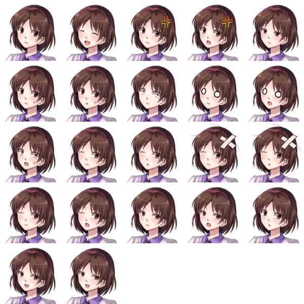 九十九八橋 表情集 東雲 さんのイラスト ニコニコ静画 イラスト