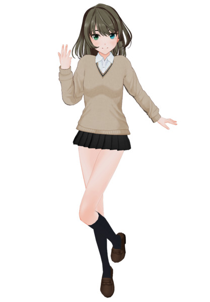 制服コスプレをした高垣楓 サメ さんのイラスト ニコニコ静画 イラスト