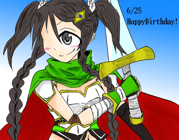 紗南ちゃん誕生日おめでとう 餡 Ann さんのイラスト ニコニコ静画 イラスト