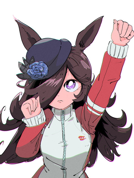 ライスシャワー頑張る