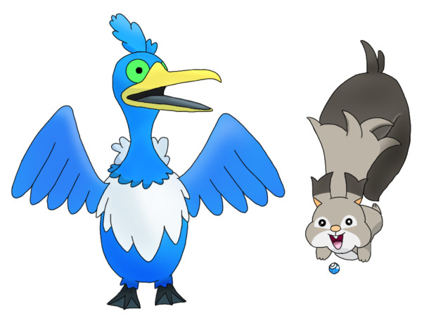 ウッウとホシガリス Poke P さんのイラスト ニコニコ静画 イラスト
