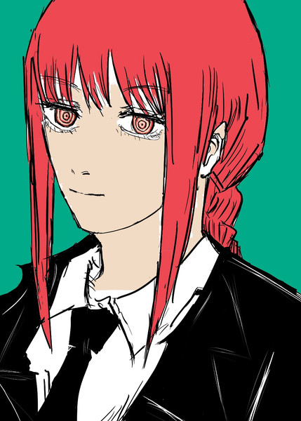黒スーツのマキマさん セーガン さんのイラスト ニコニコ静画 イラスト