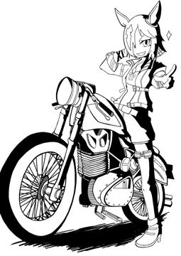 ウオッカさん バイクを買う Ss込み 兎屋一文字 さんのイラスト ニコニコ静画 イラスト