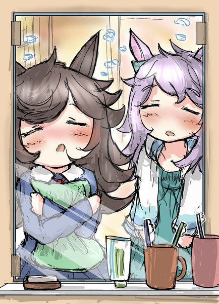 ねぐせがついてる ついてる あいーや さんのイラスト ニコニコ静画 イラスト
