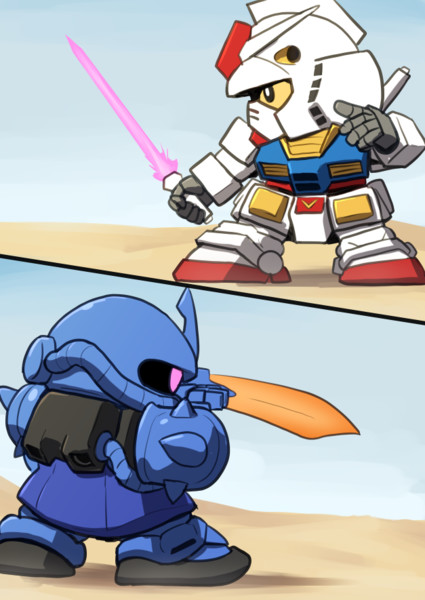ガンダムvsグフ マサ さんのイラスト ニコニコ静画 イラスト
