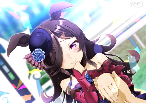 ウマ娘 レース後のライスシャワーに渡したいもの Hoshinohara さんのイラスト ニコニコ静画 イラスト