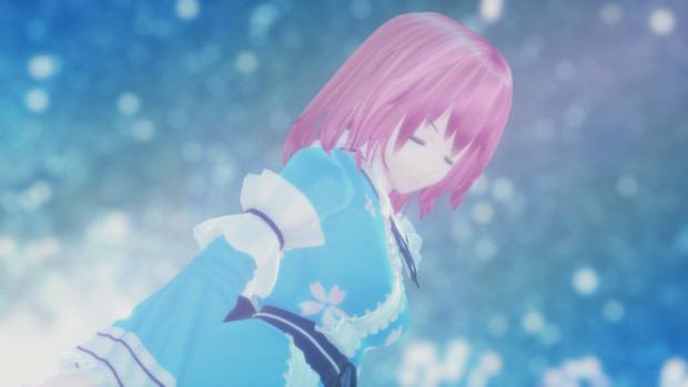 東方mmd Beautiful Dreamer 西行寺 幽々子 広告御礼 冴 さんのイラスト ニコニコ静画 イラスト