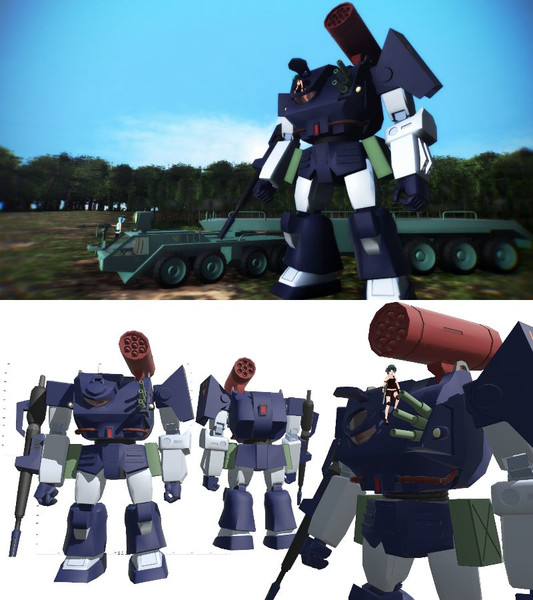 Mmdロボアニフェス21 まく式参加記念モデル ダグラム 悠之介 さんのイラスト ニコニコ静画 イラスト