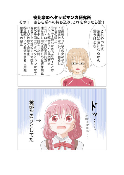 安比奈のヘタッピマンガ研究所 その１ 安比奈誠伸 さんのイラスト ニコニコ静画 イラスト