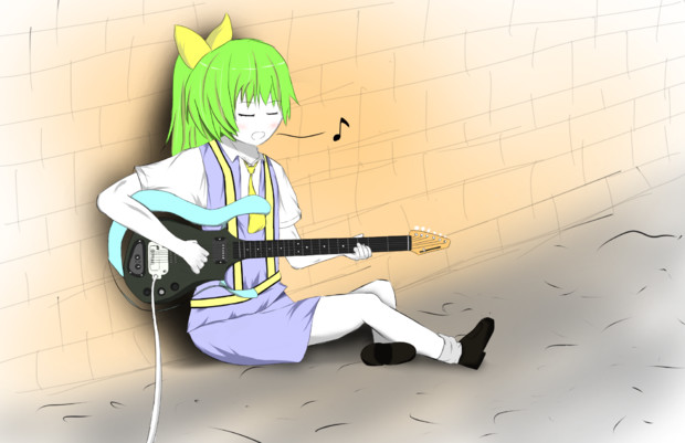ギターを弾くぢゆし おはぎ さんのイラスト ニコニコ静画 イラスト