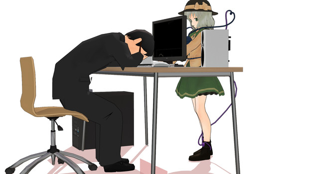 寝落ちした Gyy さんのイラスト ニコニコ静画 イラスト