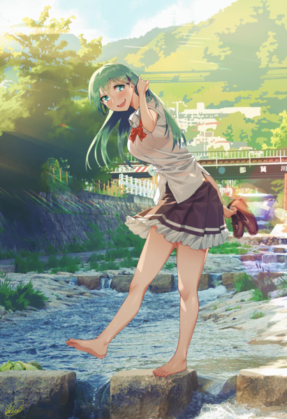 夏の鈴谷 Blew Andwhite さんのイラスト ニコニコ静画 イラスト