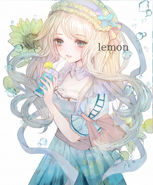 レモンソーダの妖精 こもりひっき 幻想少女絵 さんのイラスト ニコニコ静画 イラスト