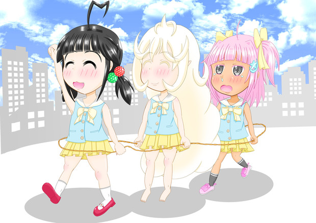 電車ごっこ 妖月 さんのイラスト ニコニコ静画 イラスト