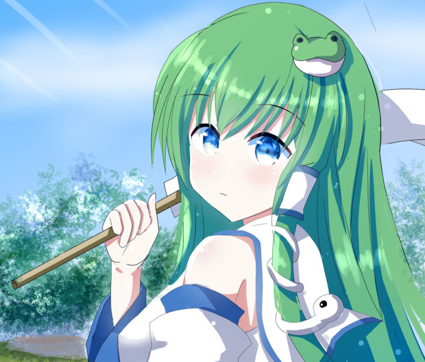 東風谷早苗夏イラスト 白田 忍 さんのイラスト ニコニコ静画 イラスト