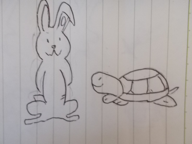 ウサギとカメ ゴータイ さんのイラスト ニコニコ静画 イラスト