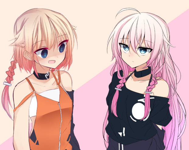 Aria姉妹立ち絵 キノ ペンタブ練習中 さんのイラスト ニコニコ静画 イラスト