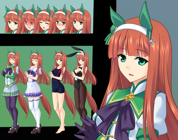 立ち絵風 ウマ娘 サイレンススズカ Yustinos さんのイラスト ニコニコ静画 イラスト
