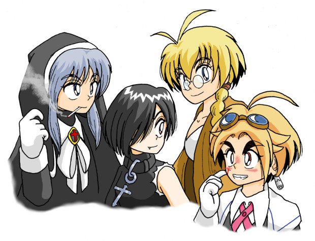 キリエ 吸血聖女 吸血聖女と葬兵少佐と閃姫と薬読 桁石スミオ さんのイラスト ニコニコ静画 イラスト