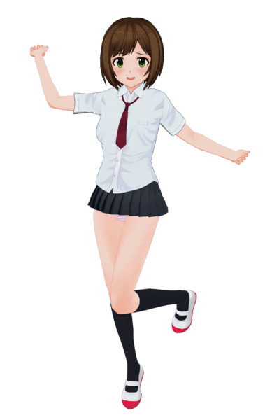 股上スカート制服前川みく 鮫さん さんのイラスト ニコニコ静画 イラスト