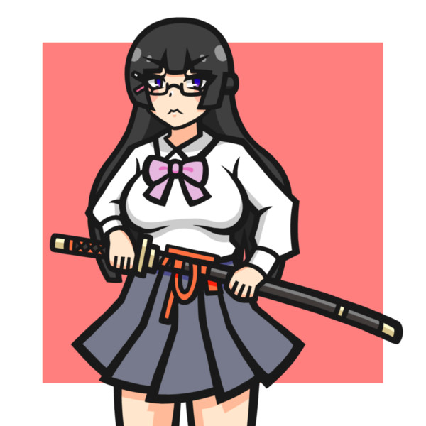 女子高校生になって剣振り回してみたw
