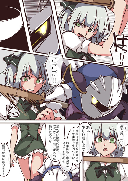 メタナイトと妖夢でお稽古してる姿とか微笑ましい ごくう 御供 さんのイラスト ニコニコ静画 イラスト