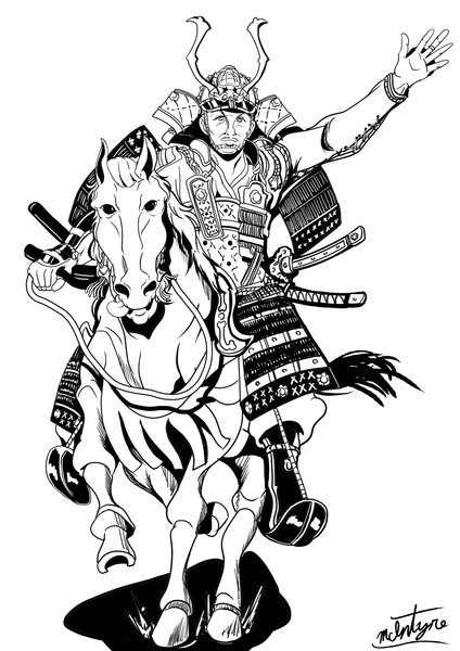 今一番有名な鎌倉武士 江ノ電自転車ニキ となりのマッキンタイア さんのイラスト ニコニコ静画 イラスト